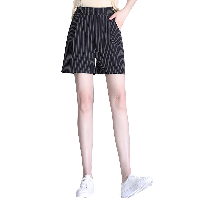 Women's Summer Korean Style White High Waist Comfort Casual Pants