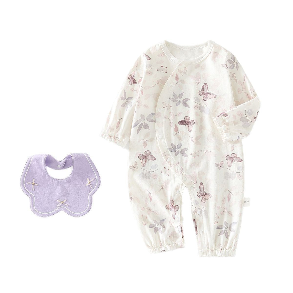 Cotton Long-sleeved Jumpsuit Thin Romper Infant Air Conditioning Clothes With Jumpsuit, Climbing Suit