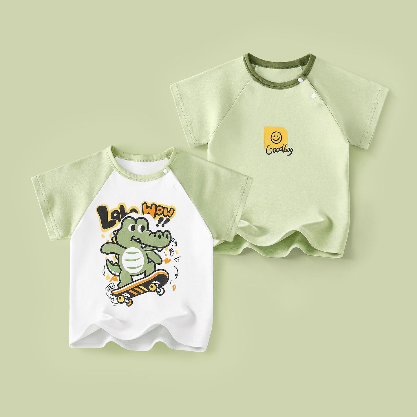 Children's Short Sleeve Boys Half Bottoming Shirt Summer Thin Cotton Coat Children's T-shirt
