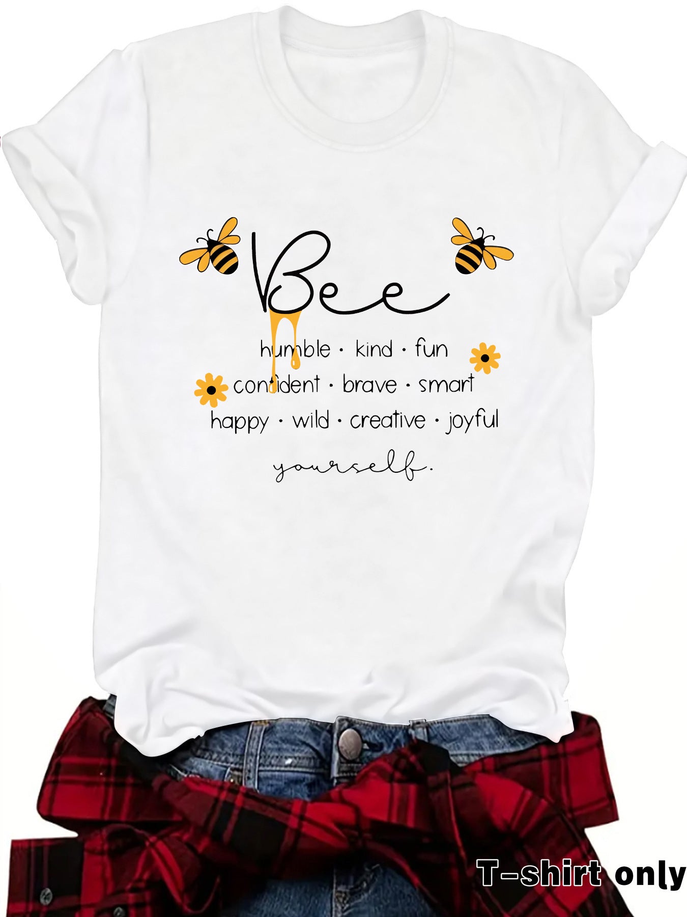Women's Loose Sleeve Round Neck For Shorts
