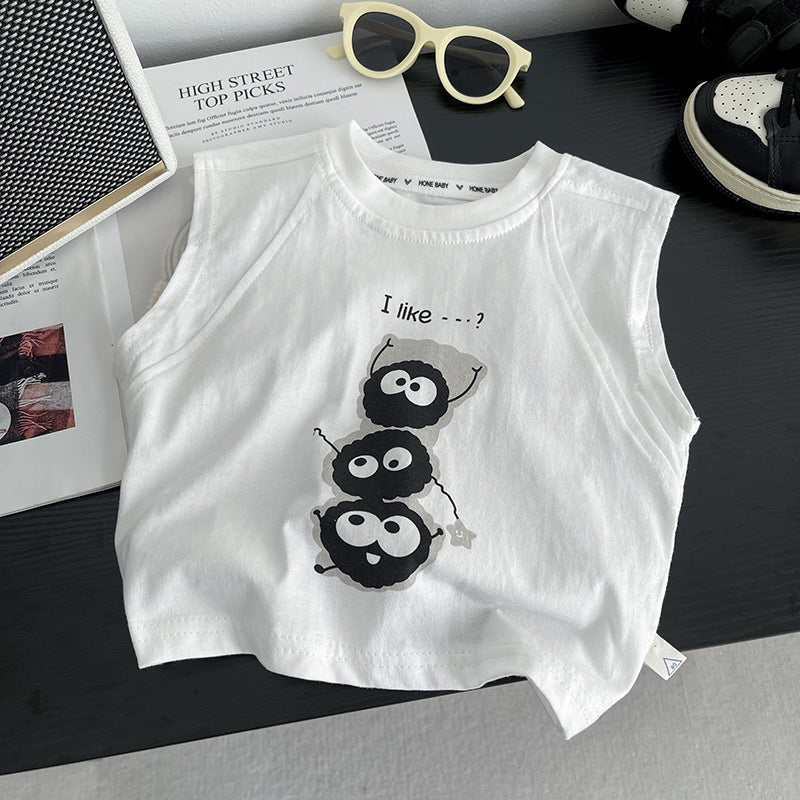 Boys Summer Korean Style Handsome Fashionable T-shirt Fashion Casual Children's Suit
