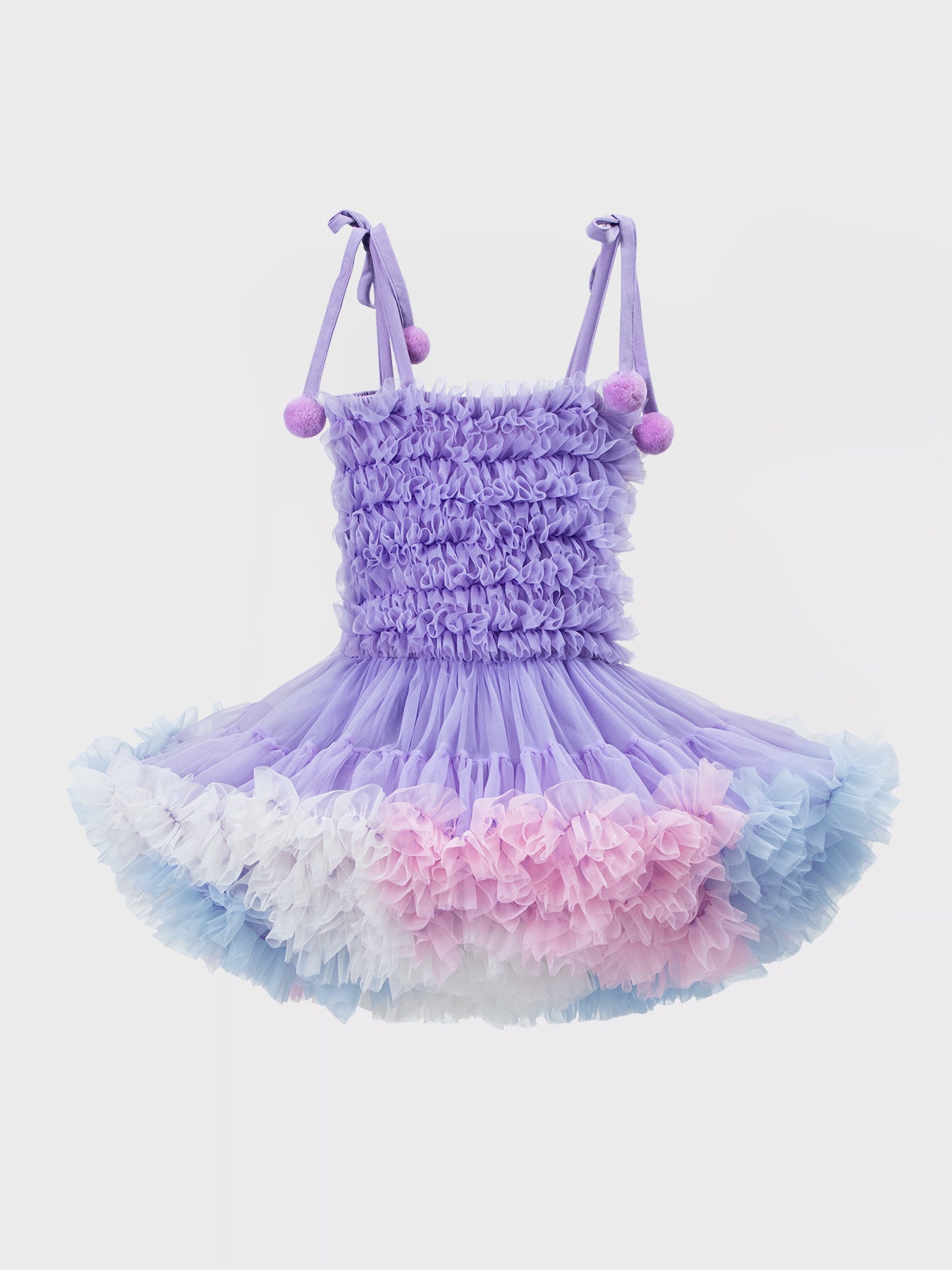 Summer Braces Skirt Christmas Princess Tulle Tutu One Year Old Children's Dress