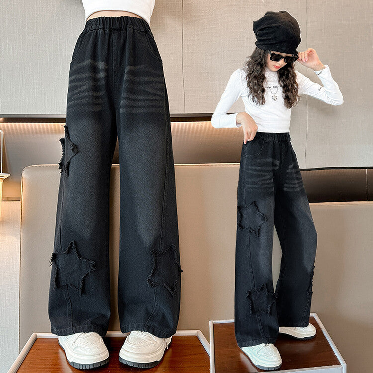 Korean Style Medium Big Fashion Casual Children's Pants