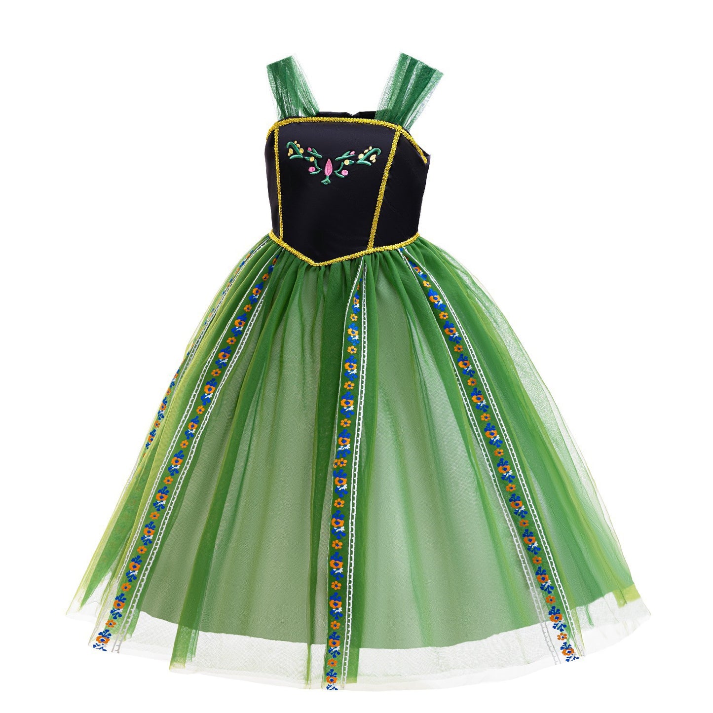 Frozen Princess Anna Tulle Skirt Performance Stage Children's Dress