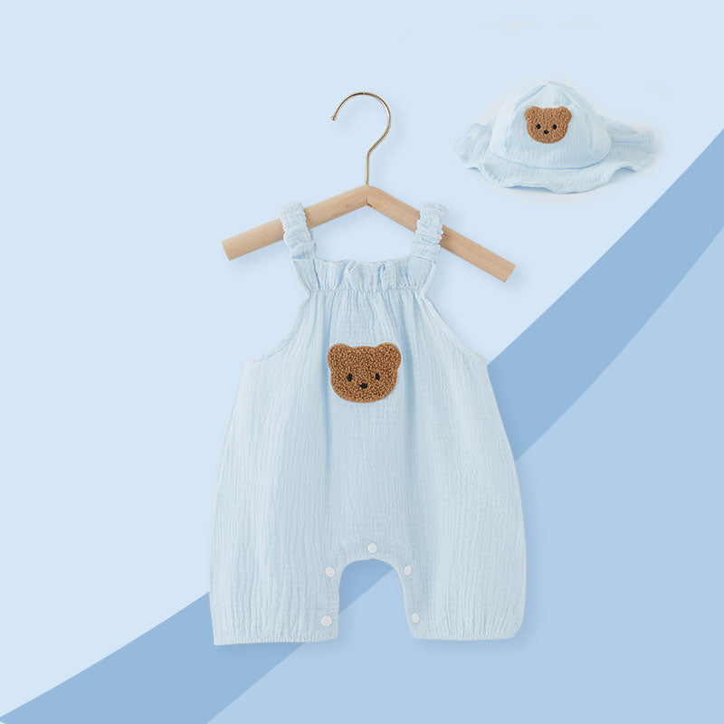 Jumpsuit Summer Thin Tank Tops Vest Garments Cotton Jumpsuit, Climbing Suit