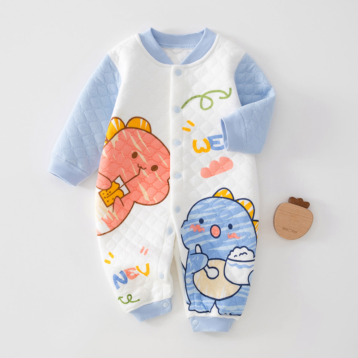 Boneless Quilted Jumpsuit Long Sleeve Born Jumpsuit, Climbing Suit