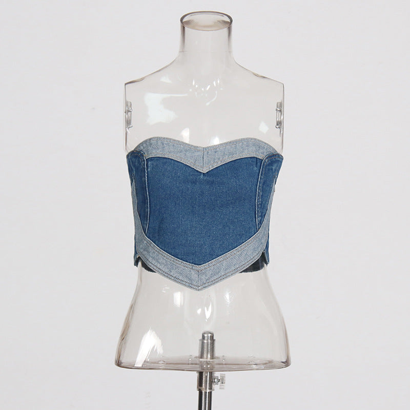 Women's Sexy Tube Summer Slim Fit Backless Vests
