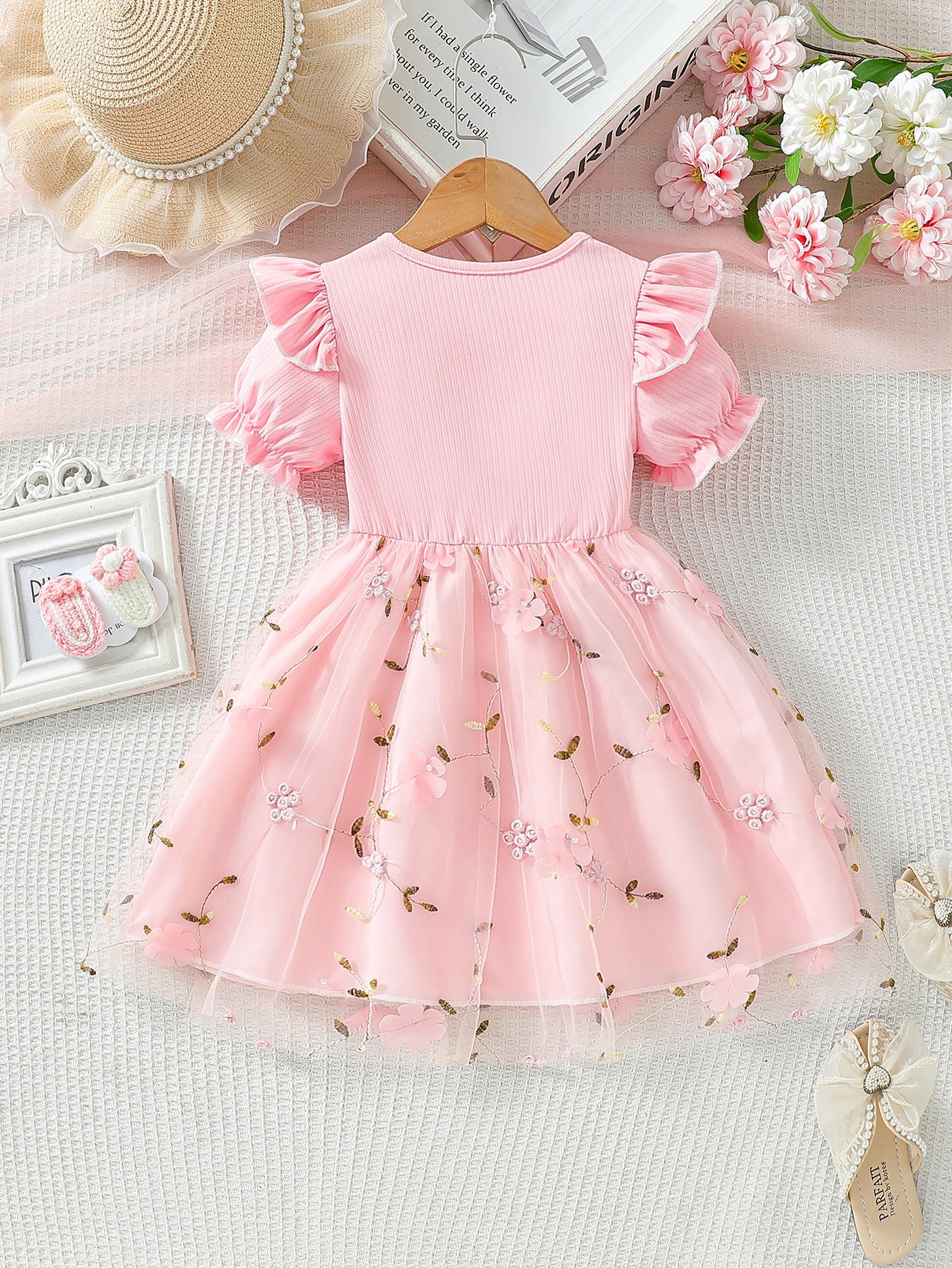 Children's Summer Clothes Princess Skirt Infant Mesh Children's Dress