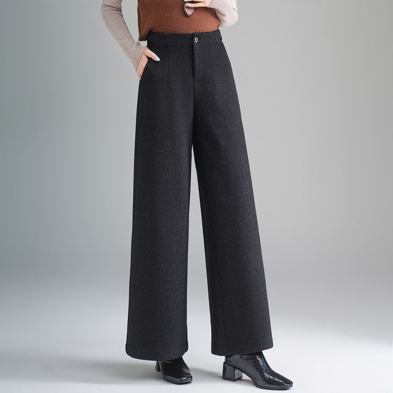 Women's Mother Draping Culottes Slimming Loose Trousers Casual Pants