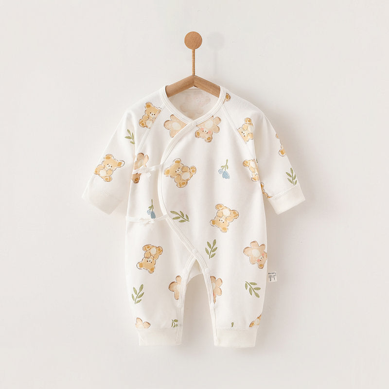 Born Class Pure Cotton Boneless Jumpsuit Long-sleeved Clothes Rompers Jumpsuit, Climbing Suit