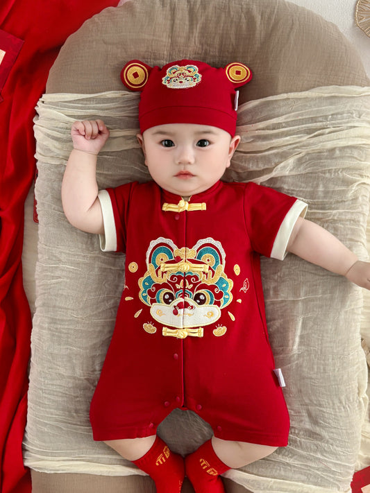 Summer Jumpsuit Hundred Days Banquet Centennial Year Jumpsuit, Climbing Suit