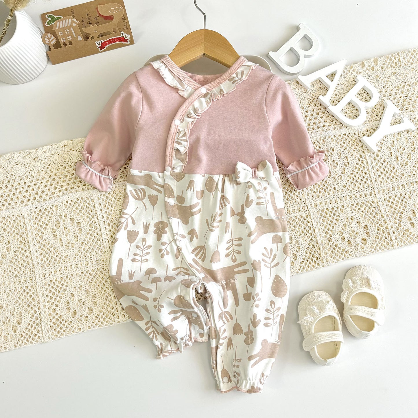 Foot Uncovered Clothing Rompers Jumpsuit Romper Carrot Rabbit Jumpsuit, Climbing Suit
