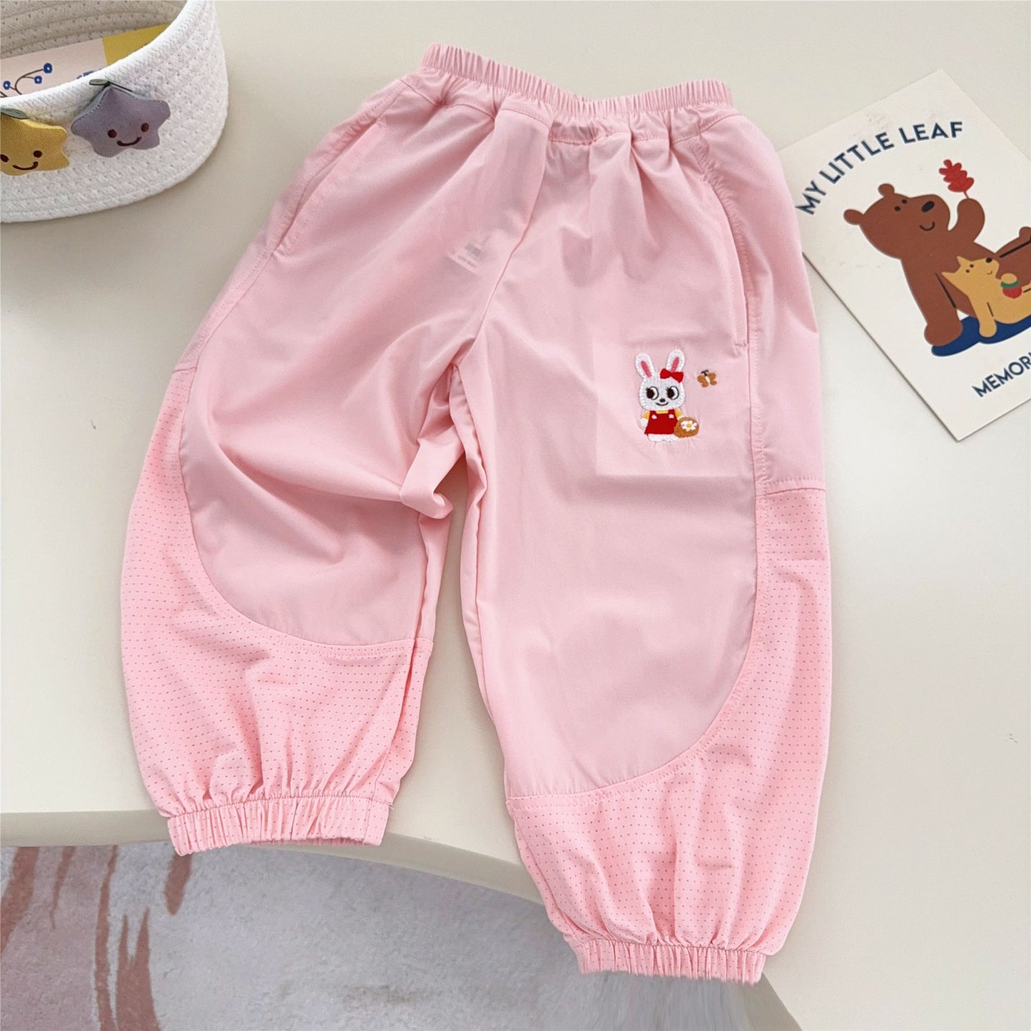 Women's & Men's Stretch Air Conditioning Mesh Cool Summer Thin Mosquito Children's Pants