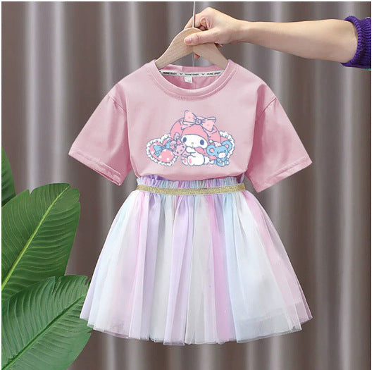 Children's Short-sleeved Surrounding The Game Boys Tops Round Neck Summer Underwear Children's T-shirt