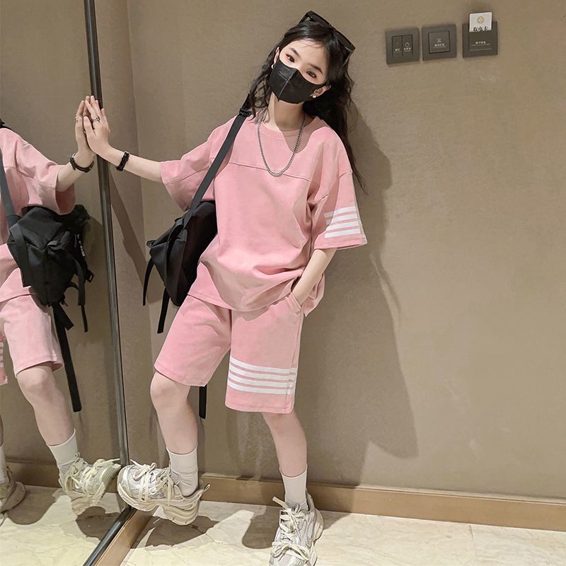Children's Suits Short-sleeved Shorts Western Style Sports Children's Suit
