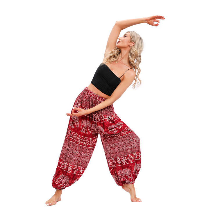 Classy Women's Yoga Sports Bloomers Clothes Casual Pants
