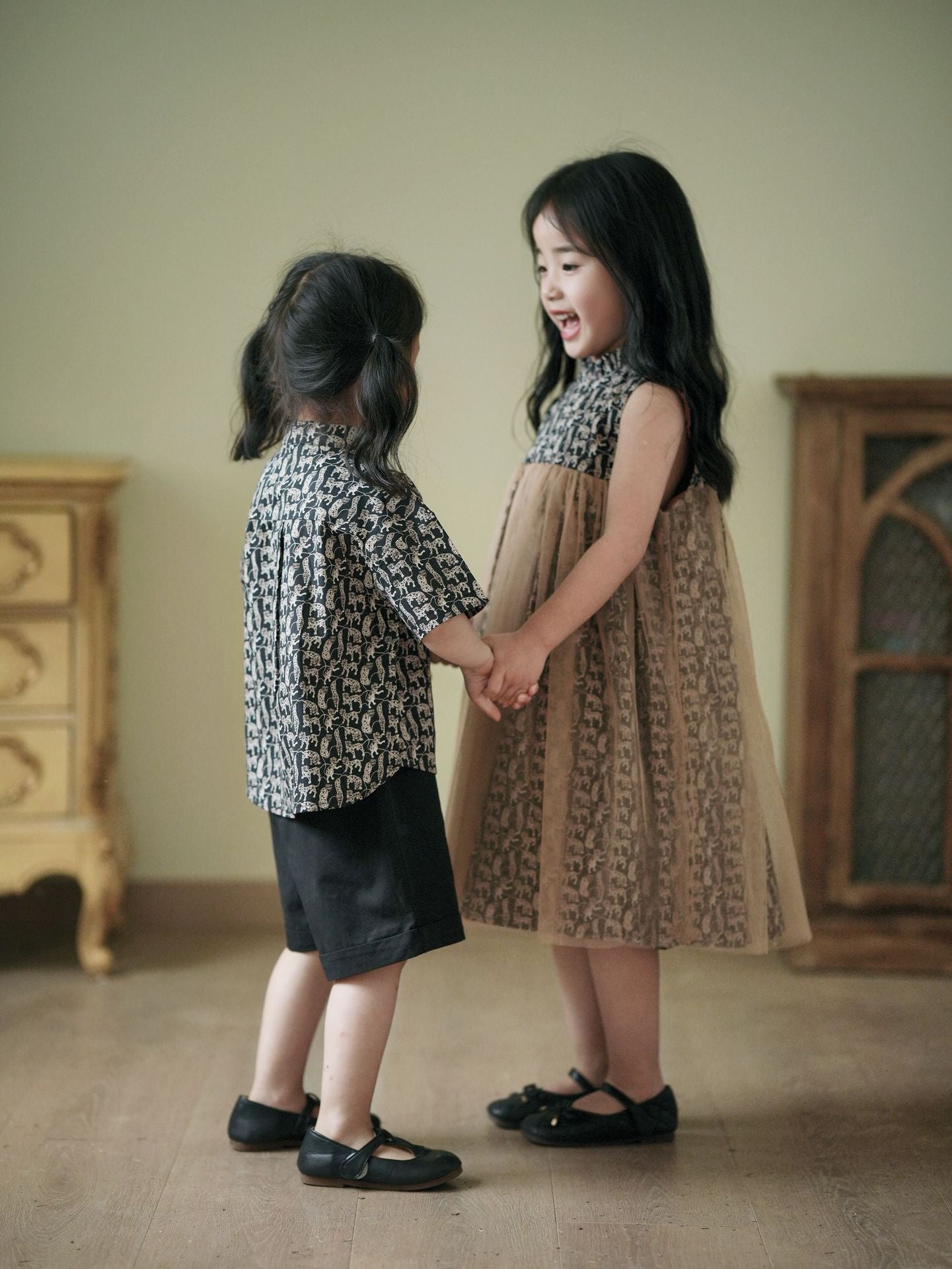 Clothes Princess Tulle Skirt Holiday Cotton Children's Dress