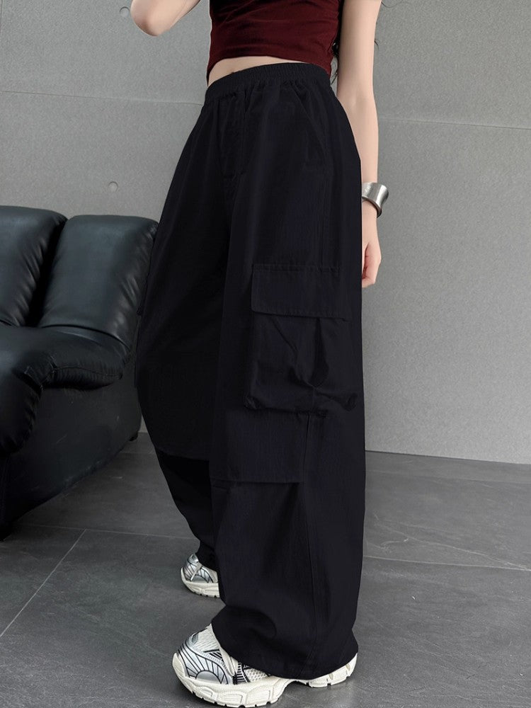 Children's Clothes Outerwear Western Style Washed Cotton Medium Big Casual Trousers Children's Pants