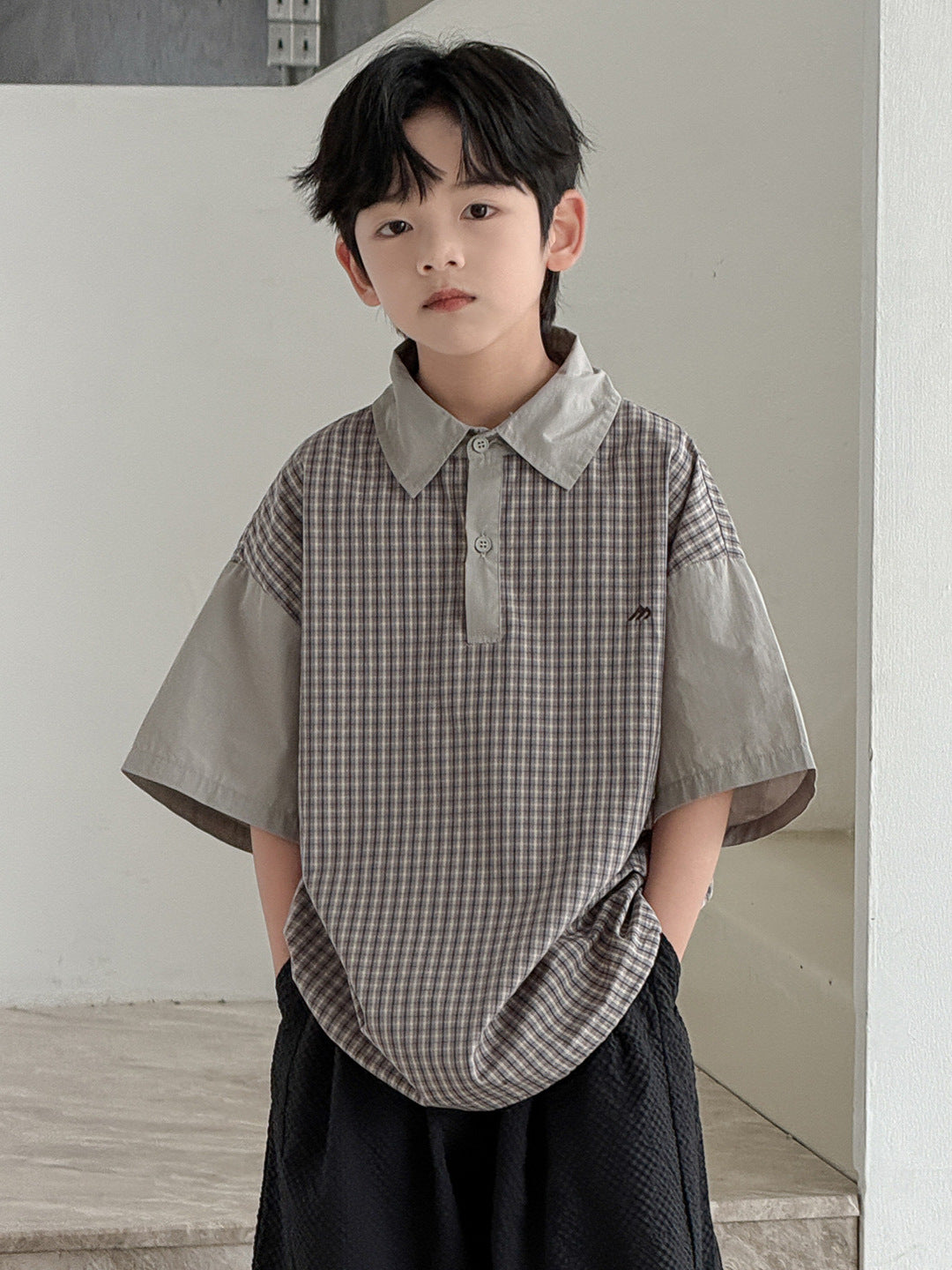Children's Short-sleeved Middle Large Summer Clothes Thin Top Children's T-shirt