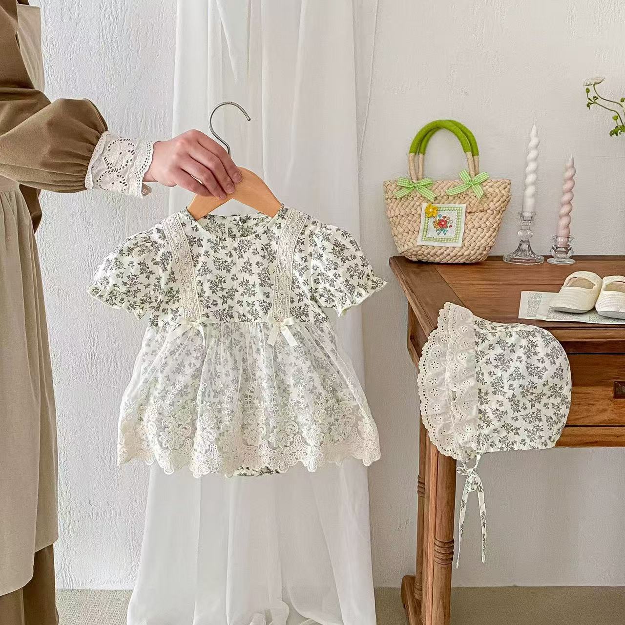 Summer Fresh Jumpsuit Fashion Floral Lace Jumpsuit, Climbing Suit