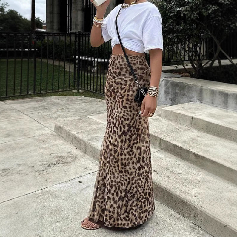 Women's Print High Waist Hot Style Elegant Graceful Skirts