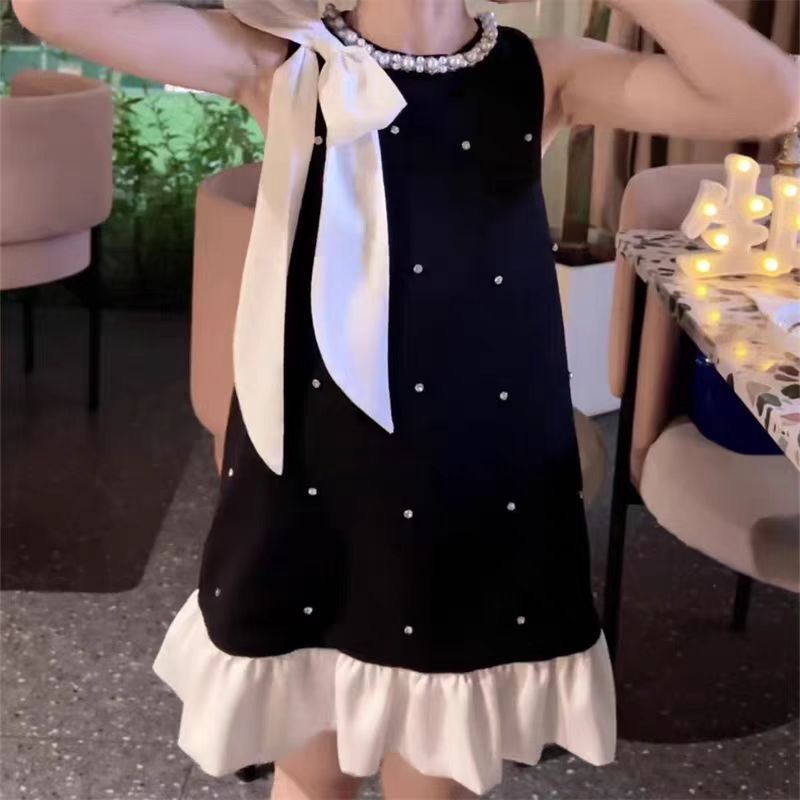 Classic Style Skirt Summer Beaded Princess Children's Dress