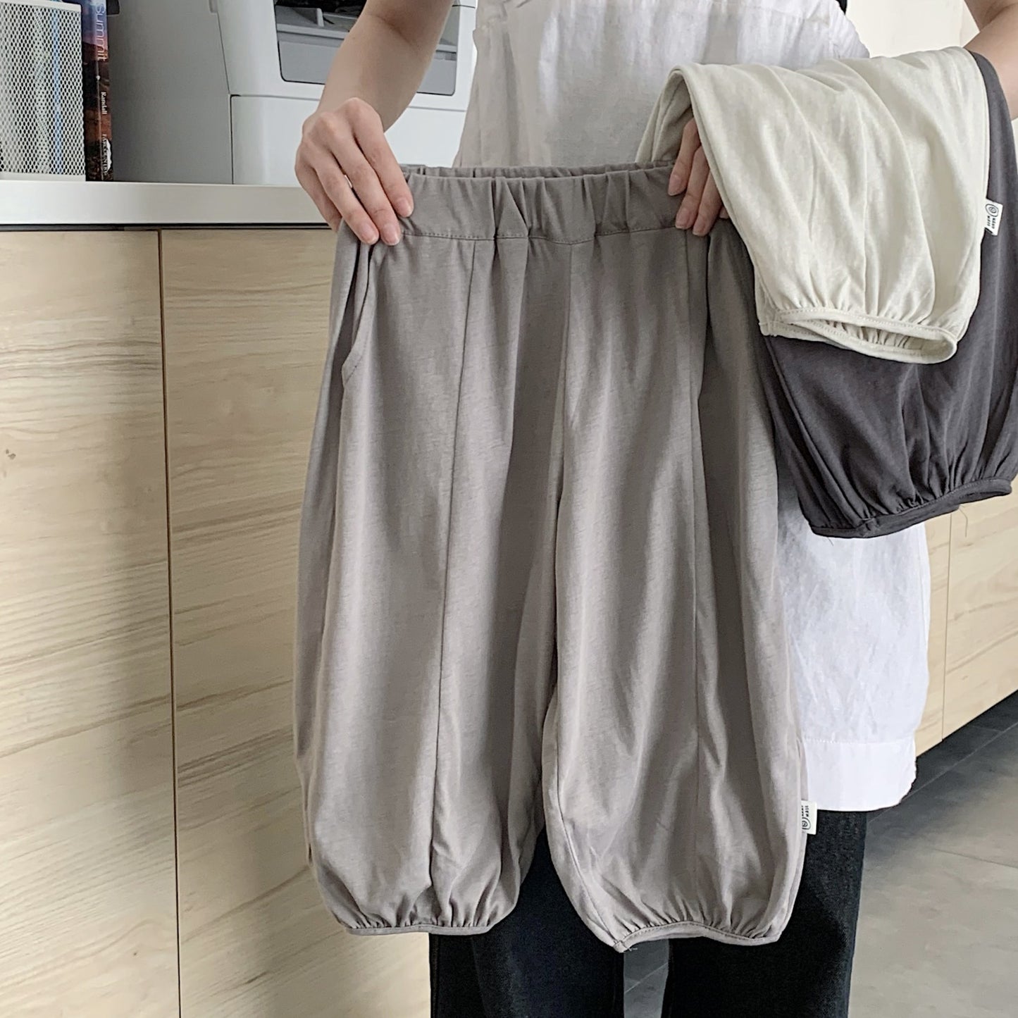 Children's Summer Korean Style Boy Loose Knitted Casual Thin Type Children's Pants