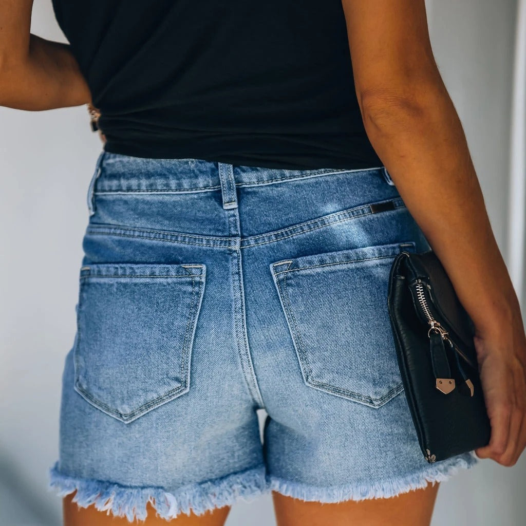 Women's Trade Temperament Ripped Denim Casual Women's Jeans