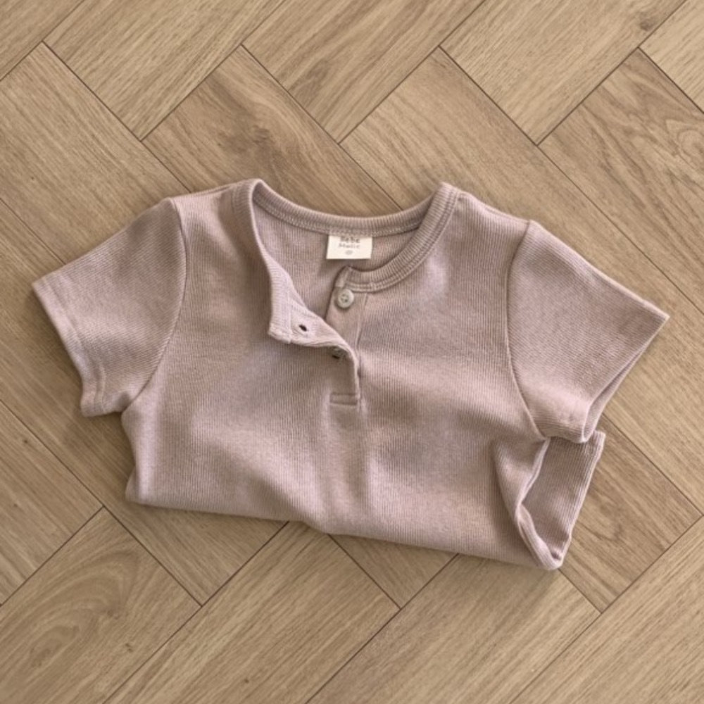 Children's Thin Summer Korean Style Clothing Open Children's T-shirt