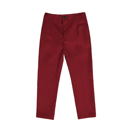 Children's Plus Size Sizes Loose Plaid Suit Children's Pants