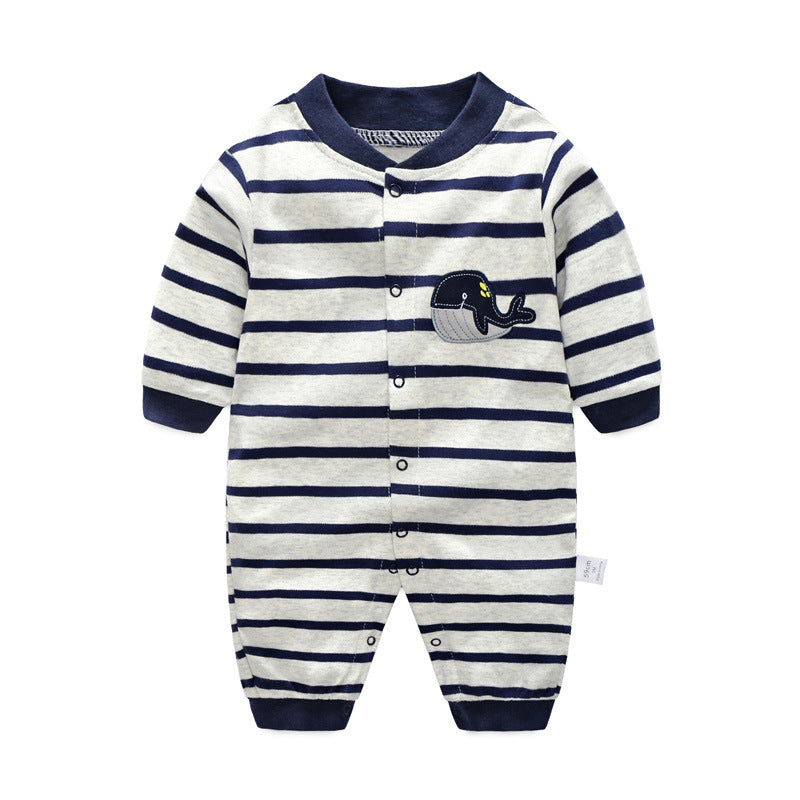 Autumn Pure Cotton Boy Jumpsuit Born Clothes Jumpsuit, Climbing Suit