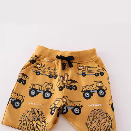 Children's Feather Length Boys Autumn Clothing Cotton Children's Pants