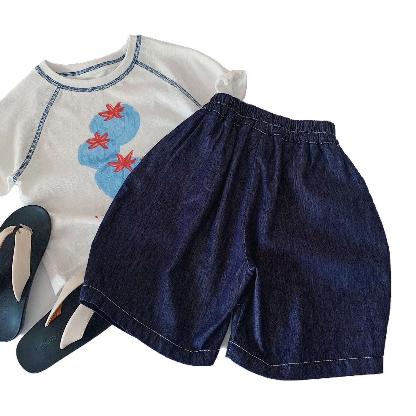 Children's Shorts Summer Loose Jeans Crawler Children's Pants