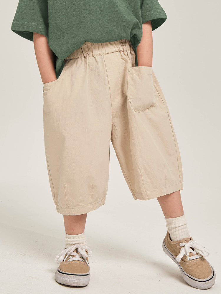 Children's Clothing Boy's Cropped Trousers Summer Korean Children's Pants