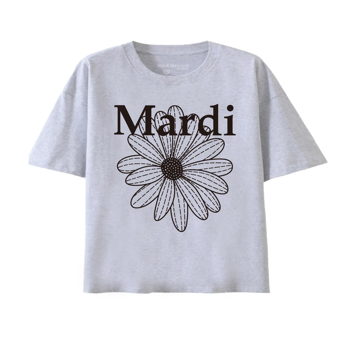 Children's Short-sleeved Western Style Fashion Daisy Blue Super Children's T-shirt