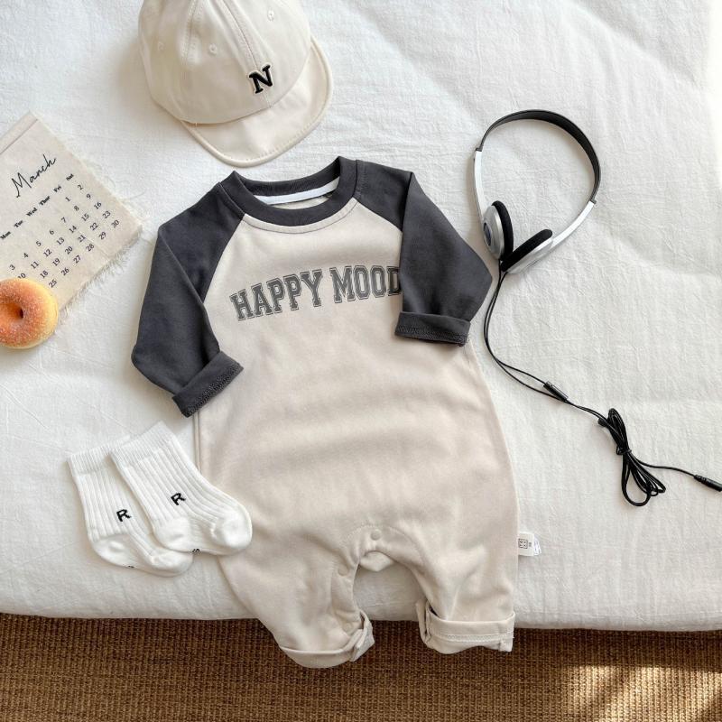 Raglan Sleeve Jumpsuit Autumn Born Clothes Rompers Outwear Jumpsuit, Climbing Suit