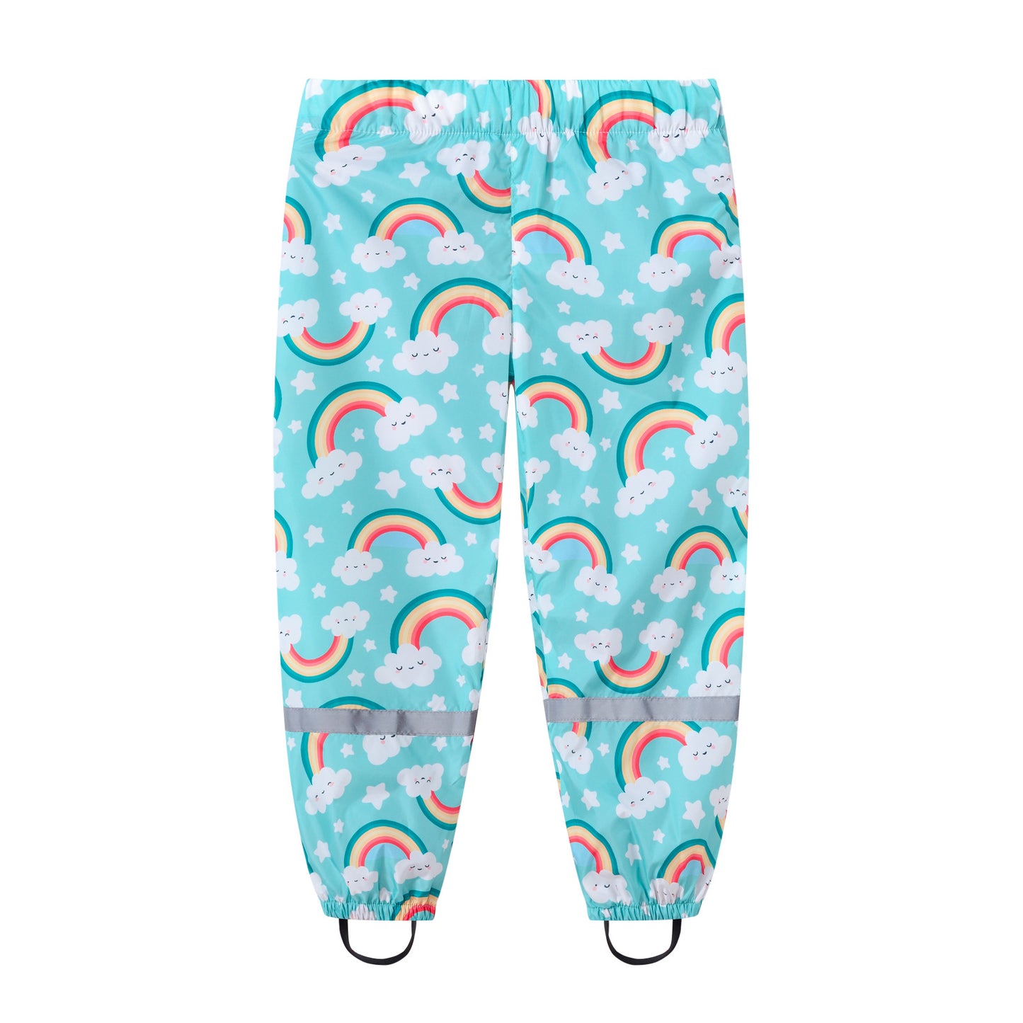 Casual Rain Elastic Beef Tendon Waist Printed Children's Pants