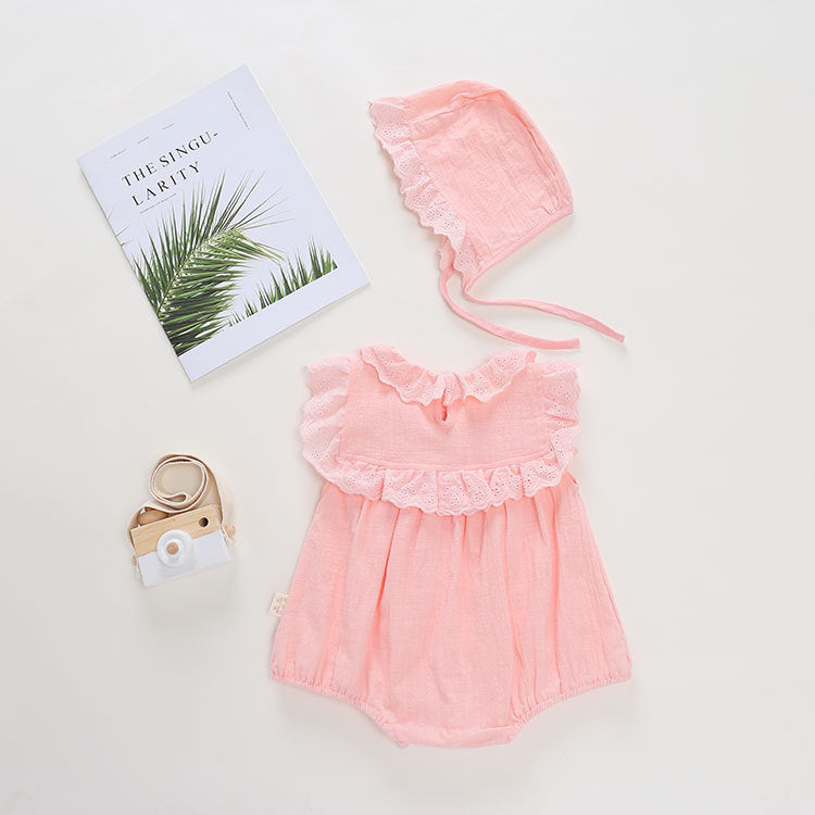 Children's Clothing Summer Thin Lace Jumpsuit With Jumpsuit, Climbing Suit