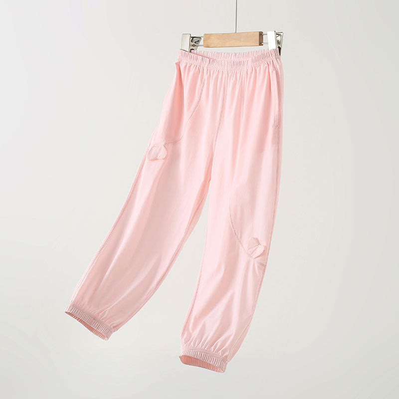 Children's Thin Sports Casual Outer Wear Middle Children's Pants