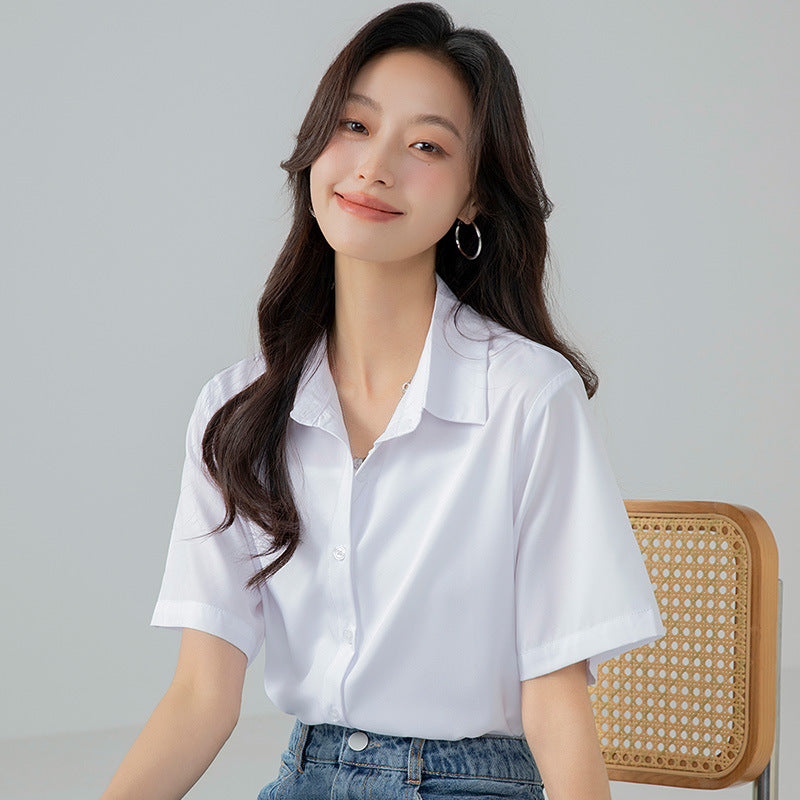 Women's Shirt Korean Loose Casual Base Business Blouse