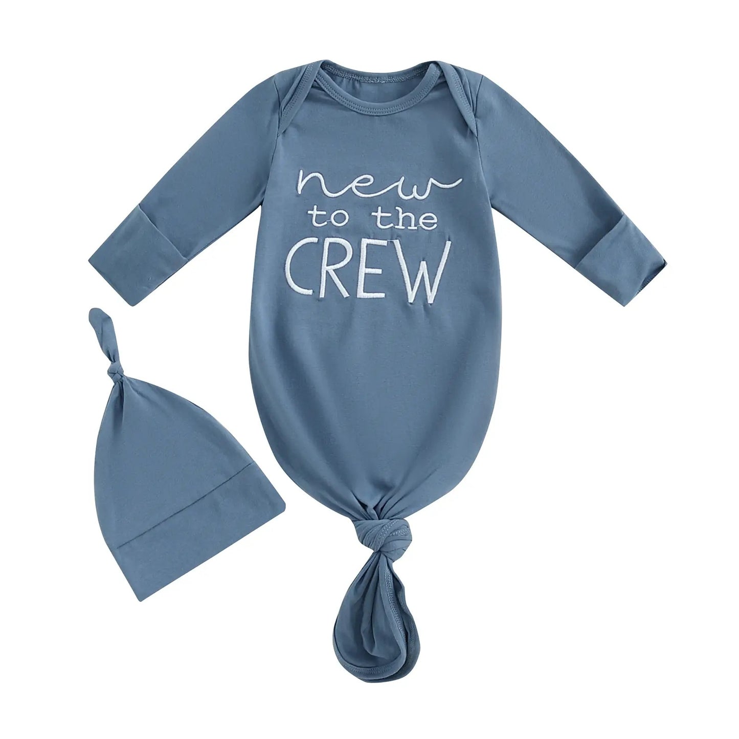 Sleeping Bag Jumpsuit Letter Embroidered Hat Born Jumpsuit, Climbing Suit