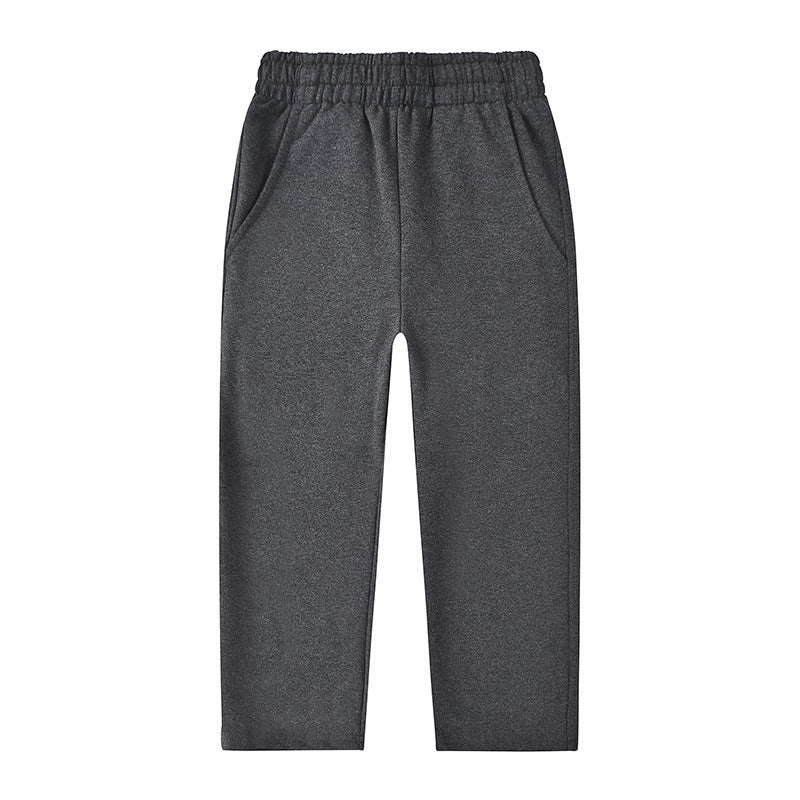 Crawler Primary Secondary School Garden Gray Sports Dark Children's Pants