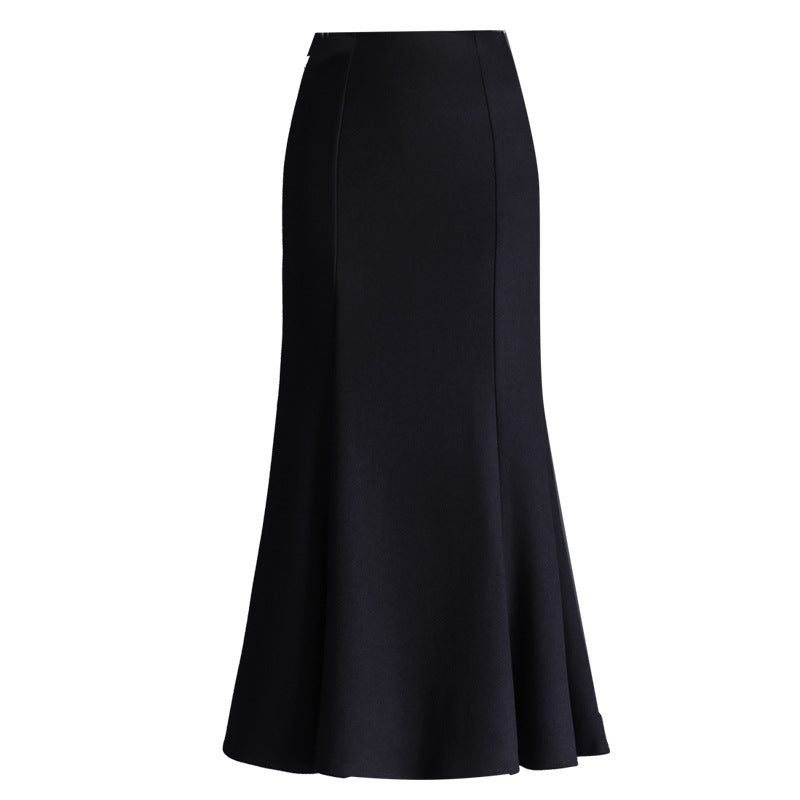 Commute Fashion Fishtail Long High Waist Slimming Sheath Skirt