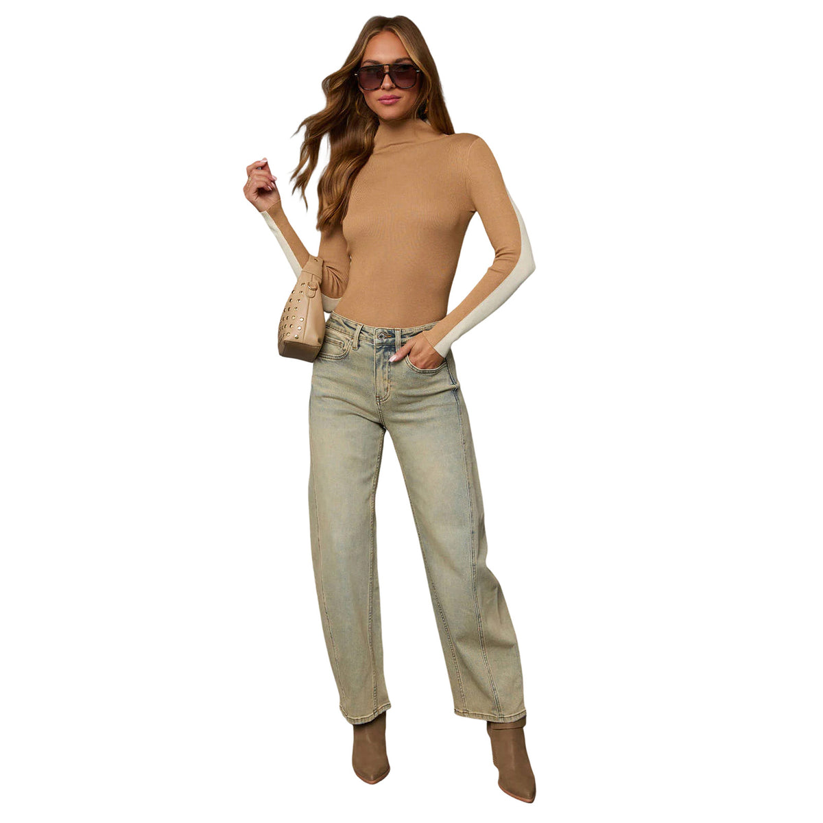 Women's Street Straight Nostalgic Retro Blue Denim Trousers Women's Jeans