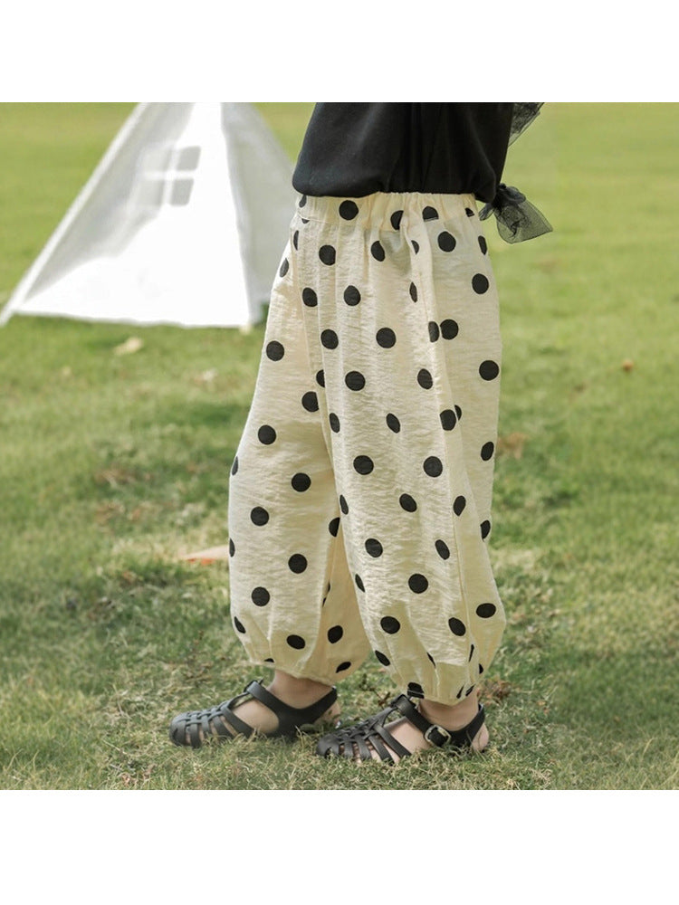 Men's & Children's Summer Lightweight Trousers Breathable Loose Thin Children's Pants