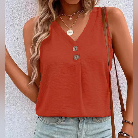 Women's Solid Color Casual Simple Camisole Tops