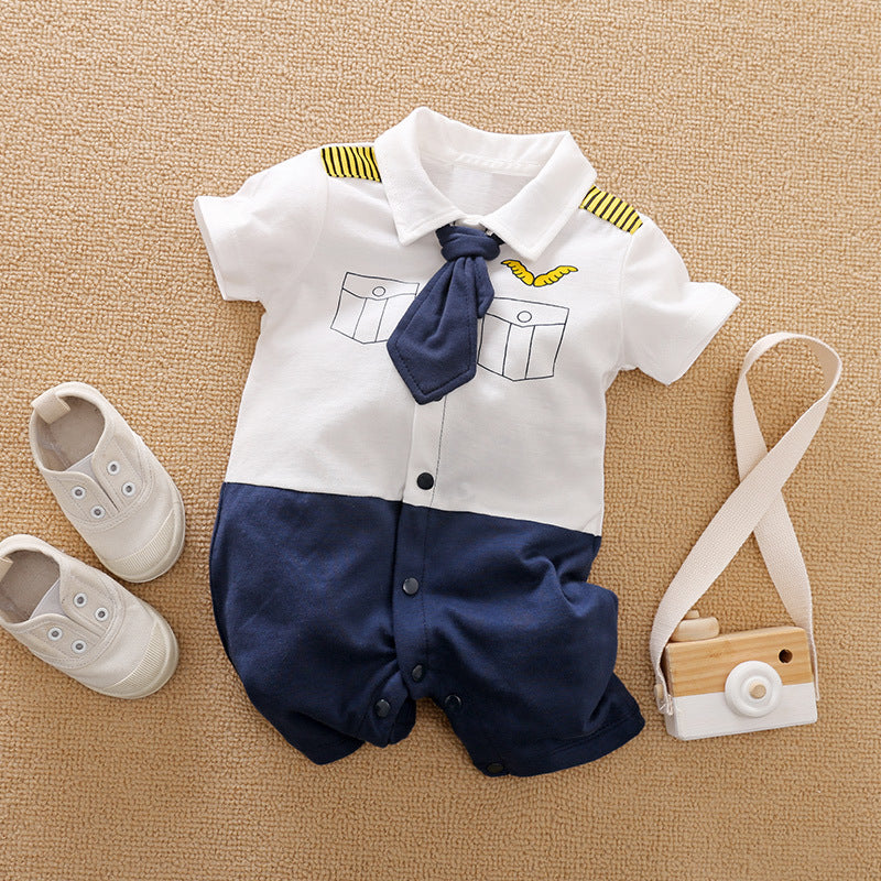 Jumpsuit Summer Full Moon Year Dress Born Hundred Days Romper Jumpsuit, Climbing Suit