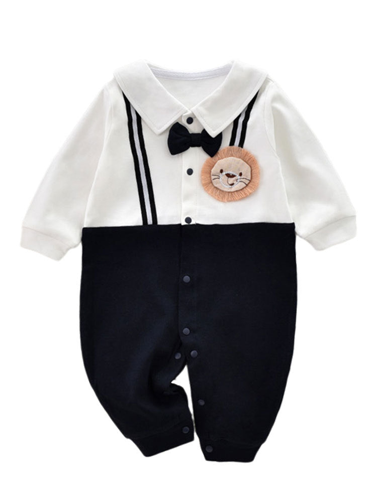 Romper One Month Boy Pure Cotton Rompers First Birthday Jumpsuit, Climbing Suit