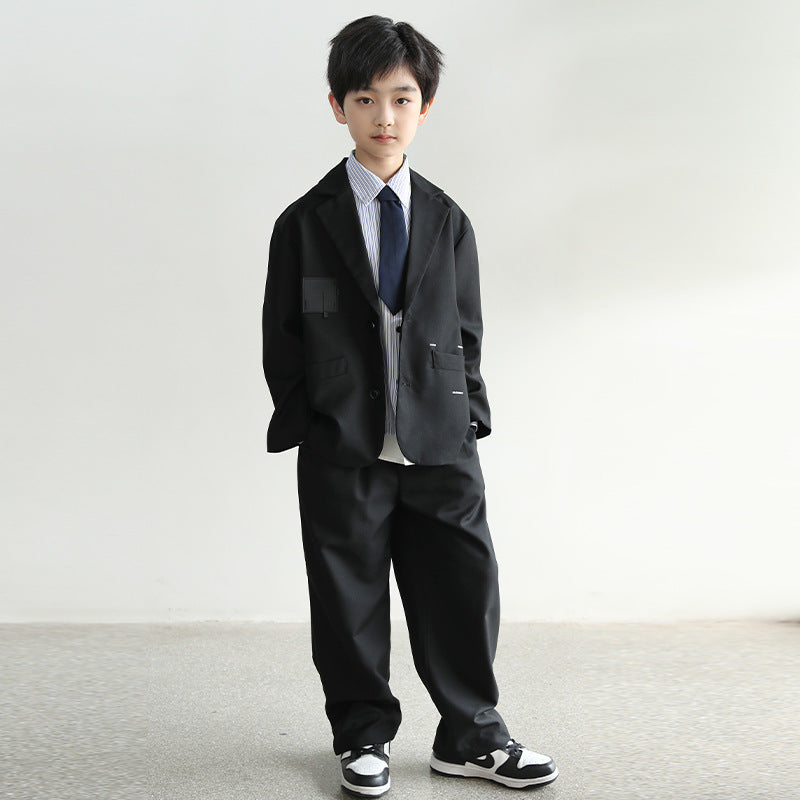 Boys Autumn Clothing Wear Handsome Fashionable Children's Suit