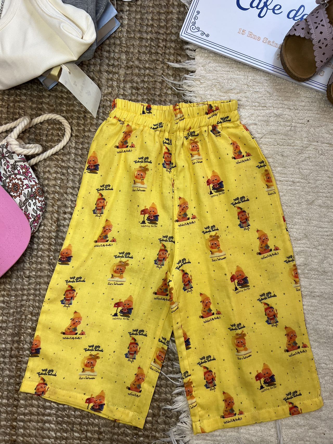 Women's & Men's Mosquito Thin Pure Cotton Infant Straight Versatile Suit Children's Pants